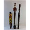 Image 2 : (3) Wooden Decorations