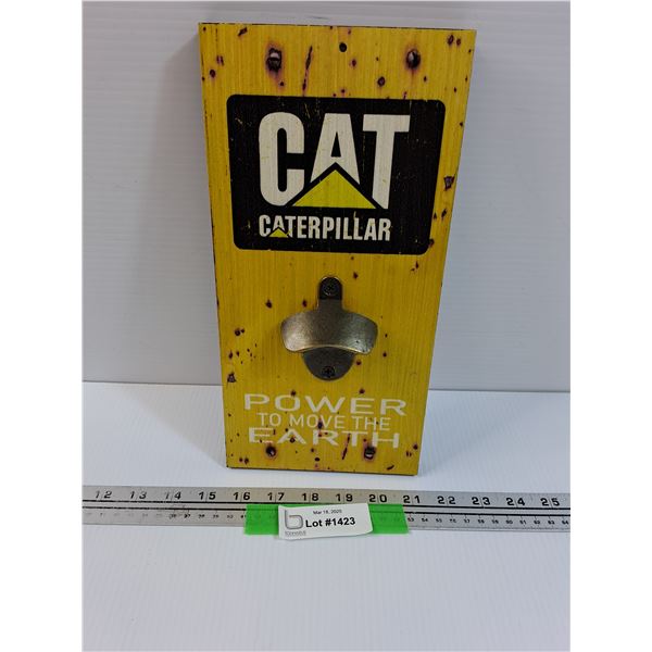 Caterpillar Bottle Opener Picture  - 9" x 12"