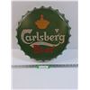 Image 1 : Carlsberg Beer Bottle Cap Wall Decor - 16.5 Diameter