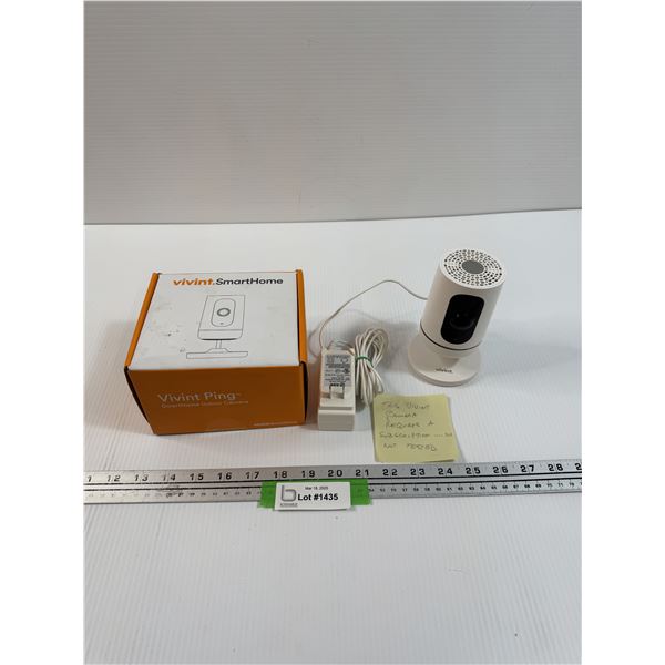 Vivint Smart Home Camera - Not Tested, Requires Subscription - As Is
