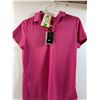 Image 1 : Women's Pink Nike Golf Shirt - Size Large (Has Scent)