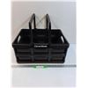 Image 1 : Clevermade Folding Crate/Shoping Basket - 14" x 19" x 9"