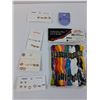 Image 2 : Embroidery Floss String Package, Various Earrings & Necklaces