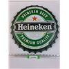 Image 1 : Heineken Beer Bottle Cap Wall Decor- 16.5"