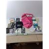 Image 1 : Various Phone Cases, Pink Cloth Bag, Misc
