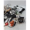 Image 2 : Cords Lot- Charging Cables, Drain Snake, Adapter, Misc.