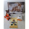 Image 3 : Fox Lot- Wreath, Photo, Stuffie, Figurine, Misc.