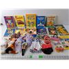 Image 1 : Kids Lot- (10) Books, Minnie Mouse Accessories, Doll, Misc.