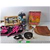 Image 1 : Secret Language of Relationships Book, Napa Valley Bath Set, Remington Curlers, Misc.