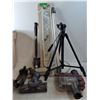 Image 2 : Surge Protector, Tripod, Garden Shovel, Misc.