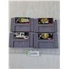 Image 1 : (4) Super Nintendo Cartridge Video Games (NHL94, Vegas Stakes)