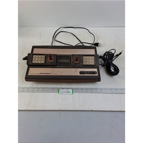 Mattel Electronics Intellivision Black Screen Video Game System - Untested - As is
