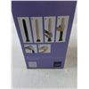 Image 2 : Doff n' Donner Cone, Blue Metal Trash Bin 11" x 8" Dia