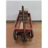 Image 2 : Vintage Henry Express Child's Wagon 28" x 13", Wood Blocks