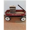 Image 3 : Vintage Henry Express Child's Wagon 28" x 13", Wood Blocks