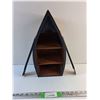 Image 1 : Wooden Wall Hanging Boat Shelf