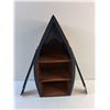 Image 2 : Wooden Wall Hanging Boat Shelf