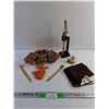 Image 1 : Decorative Samurai Helmet, Katana Sword, Dragon Ornament and Misc