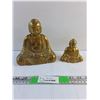 Image 1 : (2) Brass Buddha Home Decorations