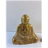 Image 2 : (2) Brass Buddha Home Decorations