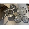 Image 3 : MEYER NOUVELLE 10 PIECE COOKWARE SET - STAINLESS STEEL, RETAIL $599