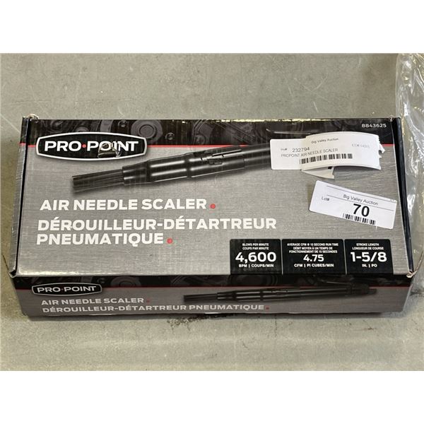 PROPOINT AIR NEEDLE SCALER