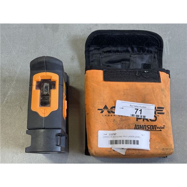 JOHNSON ACCULINE PRO LASER LEVEL