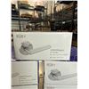 Image 3 : 6 NEW LONDON DOOR HANDLES, SATIN CHROME FINISH, GRADE 3, ROUND COVER