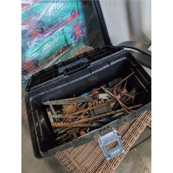 ANVIL TOOL BOX WITH CONTENTS INCL. SDS CONCRETE BITS AND MORE