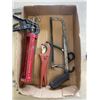 Image 3 : TRAY OF TOOLS AND HANDSAWS