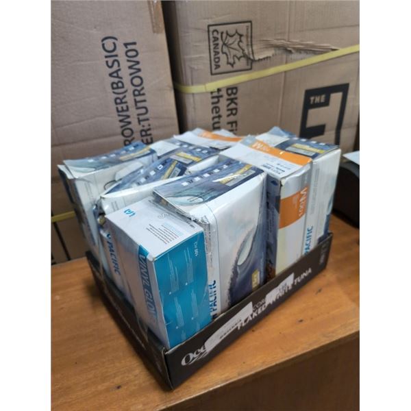 LOT OF LATEX GLOVES VARIOUS SIZES.