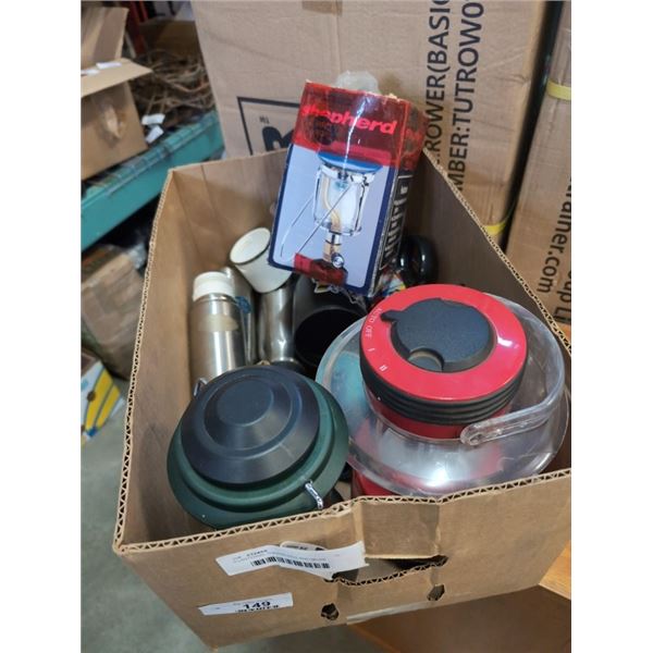 3 LANTERNS, THERMOSES AND MORE