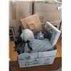 Image 1 : LOT OF HOUSE MISC ITEMS INCL. PRINT, ELECTRONICS AND MORE