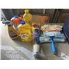Image 1 : BOX OF CLEANING ITEMS