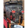Image 3 : BAG OF ASSORTED TOOLS INCLUDING BLACK AND DECKER 20V CORDLESS DRILL WITH BATTERY AND CHARGER