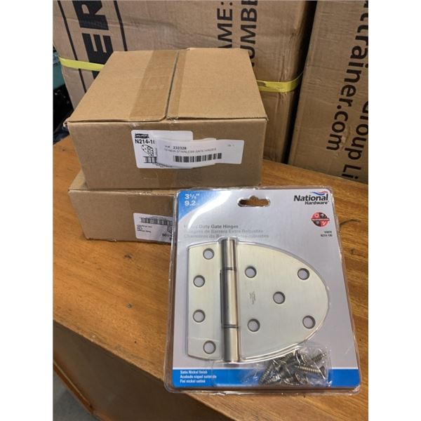 10 NEW STAINLESS GATE HINGES