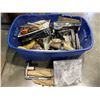 Image 1 : LARGE TOTE OF PAINTING AND DRYWALL SUPPLIES AND TOOLS