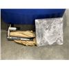 Image 2 : LARGE TOTE OF PAINTING AND DRYWALL SUPPLIES AND TOOLS