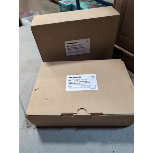 2 NEW PANASONIC OFFICE PHONES