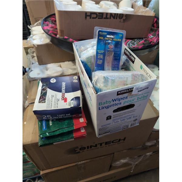 ASSORTED NEW BULBS AND SEASONAL LIGHTS