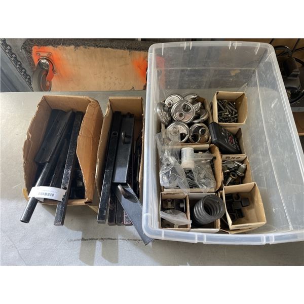 BIN AND ASSORTEDMENT OF LOCKS AND BRACKETS