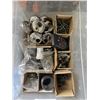 Image 2 : BIN AND ASSORTEDMENT OF LOCKS AND BRACKETS