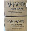 Image 2 : 2 VIVO PNEUMATIC ARM DUAL ULTRAWIDE MONITOR DESK MOUNTS