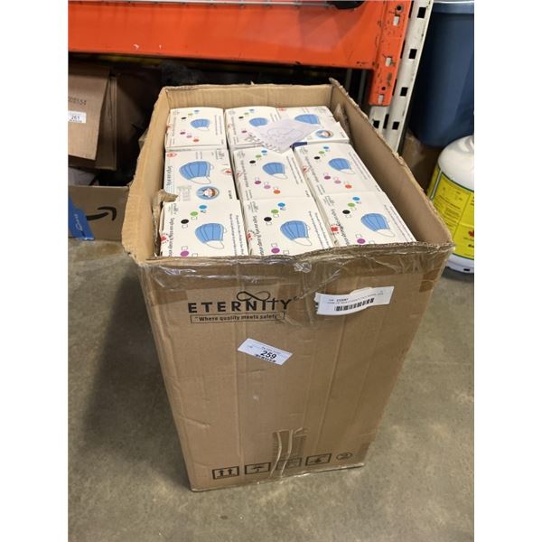 CASE OF NEW ETERNITY FACE MASKS, 2250 TOTAL MASKS