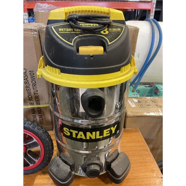 STANLEY SHOP VAC AND BISSELL POWERSTEAMER PRO