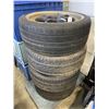 Image 1 : SET OF 5 BOLT WHEELS AND TIRES