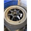 Image 2 : SET OF 5 BOLT WHEELS AND TIRES