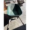 Image 3 : GREEN METAL WHEELBARROW