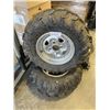 Image 1 : TWO ATV TIRES, MUD LITE, 25 X 10-12, ON RIMS