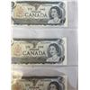 Image 3 : 3 MINT CANADIAN $1 BILLS IN SEQUENCE 838, 839, 840 LAST ISSUE $1 BILL